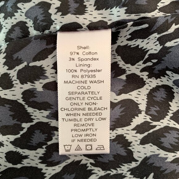 SUSAN GRAVER Cotton Twill Zip Front Jacket - Picture 5 of 5